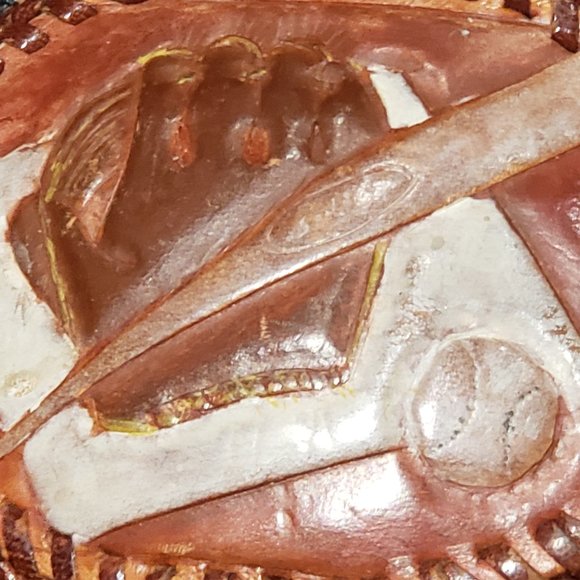 Baseball Belt Buckle - Leather - Vintage - Unique! - Picture 2 of 4